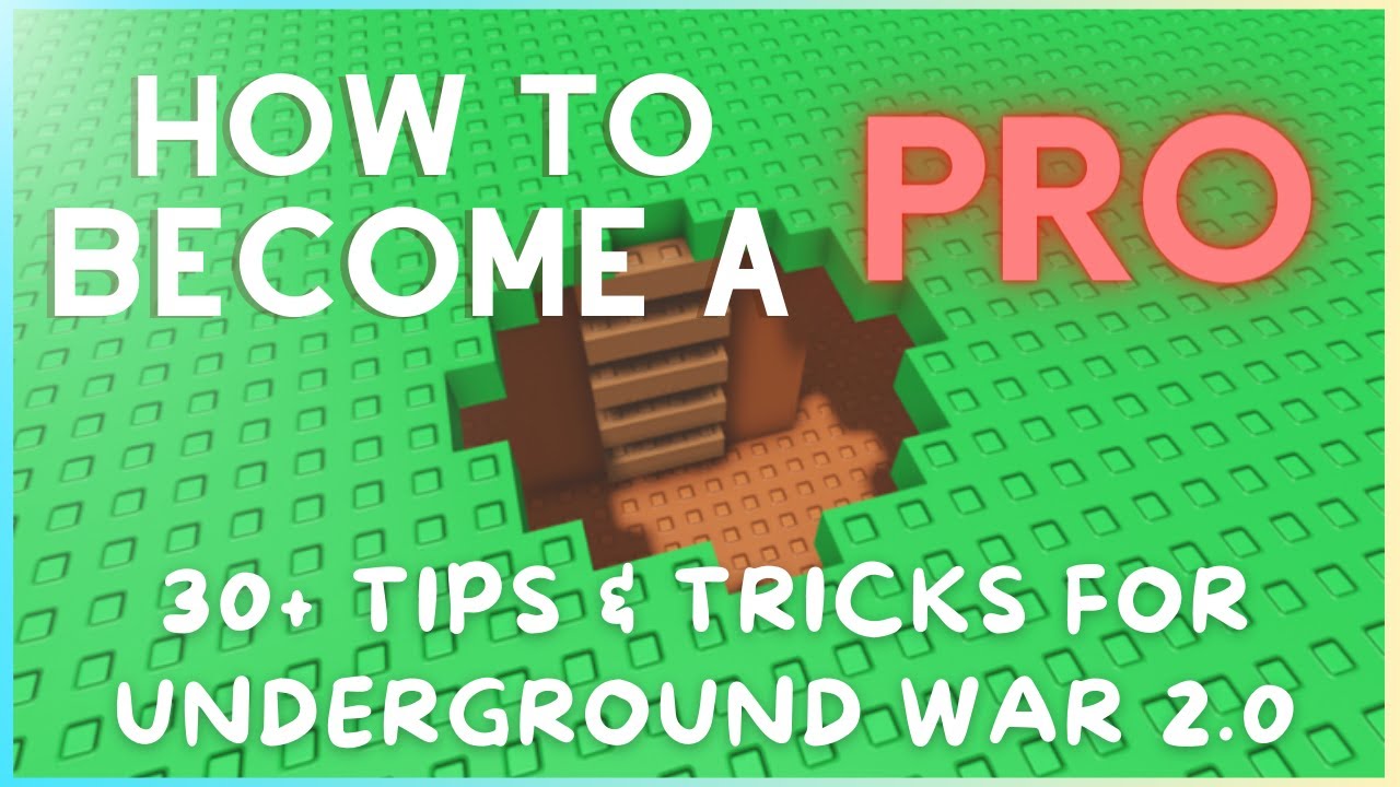 💯 HOW TO BECOME A PRO AT UNDERGROUND WAR 2.0 { 30+ TIPS TO GET BETTER! } || ROBLOX 💯