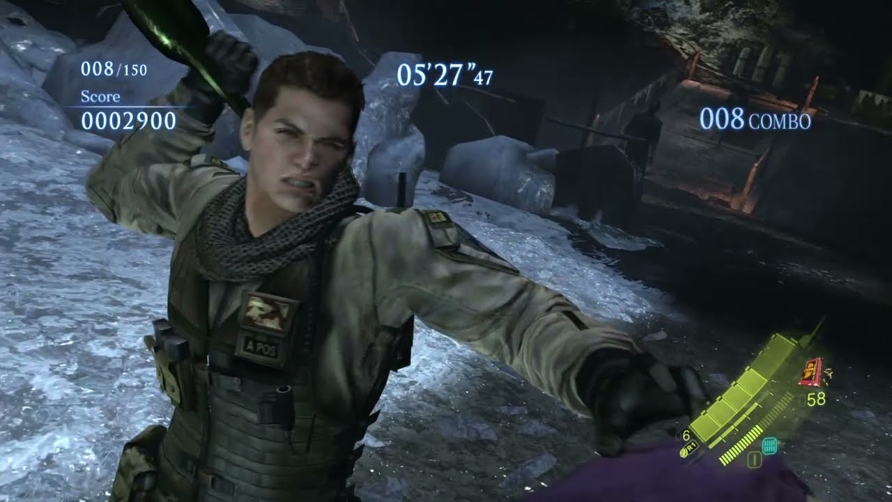 【バイオハザード6 マーセナリーズ】SOLOピアーズ 採掘場