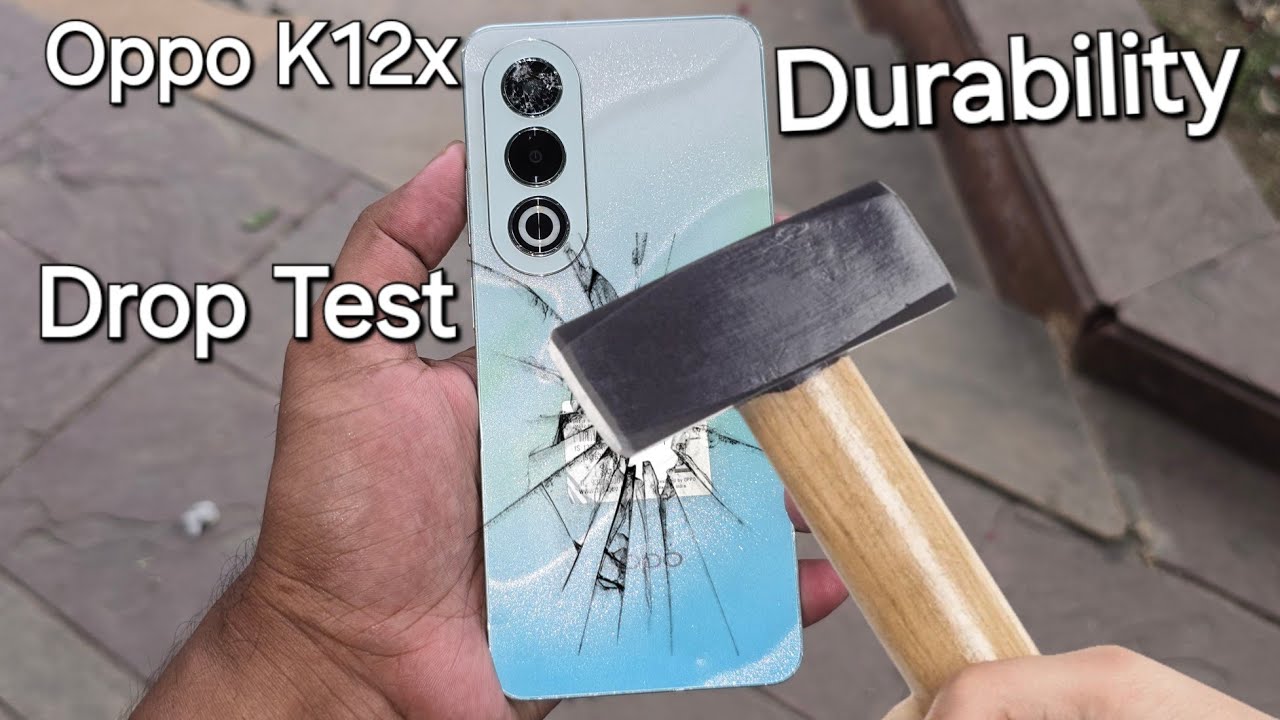 Oppo K12x 5g  360 Damage proof Test, Drop Test durability Test  military grade MIL-STD 810H Test