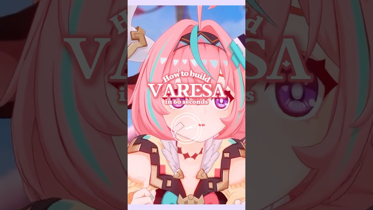 How To Build Varesa In 60 Seconds #genshinimpact #hoyocreators #genshinguide #varesa