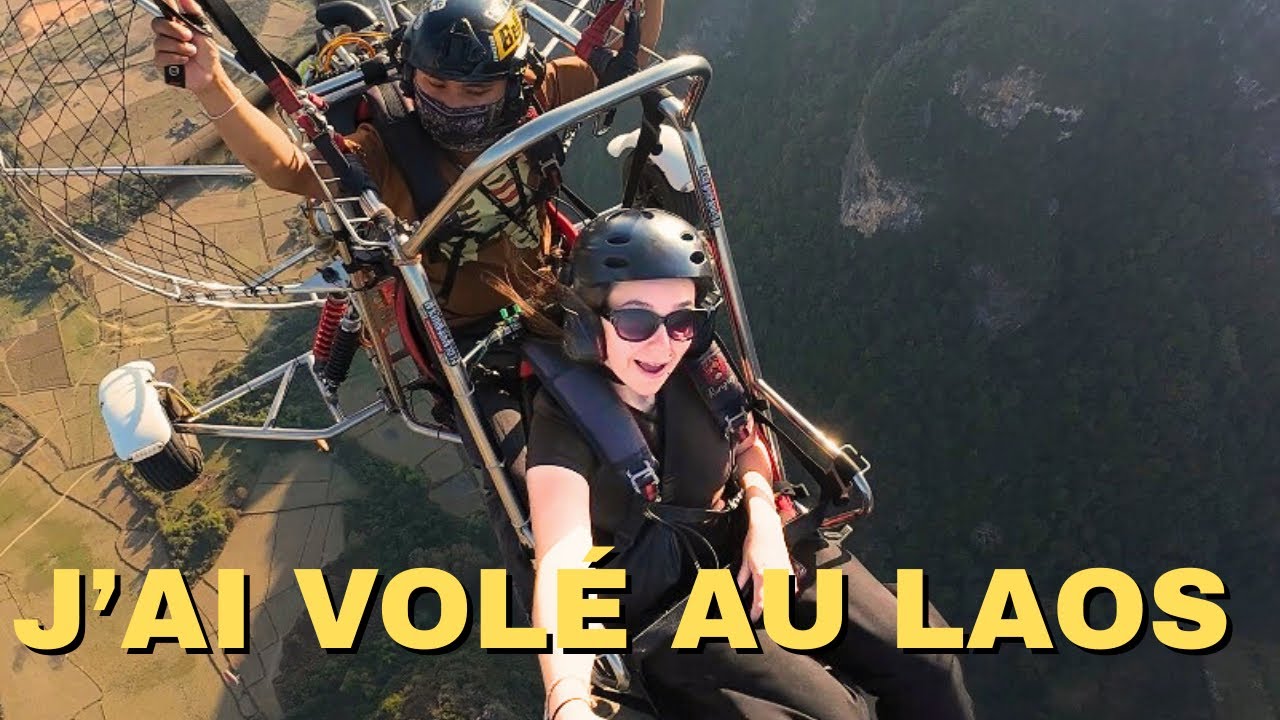 J’ai fait du PARAMOTEUR au Laos 🇱🇦 (expérience folle) | LWV#5