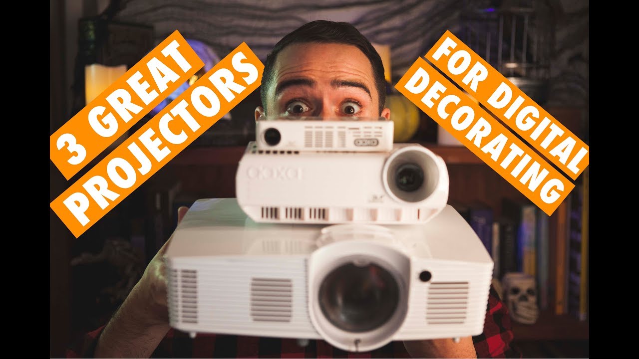 3 Great Projectors for Digital Decorating and Projection Mapping