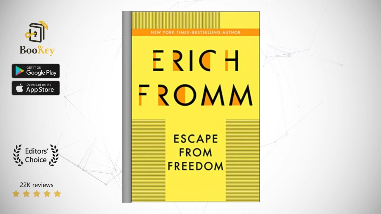 Escape from Freedom  Book Summary By Erich Fromm  Are we pursuing freedom or escaping from it?