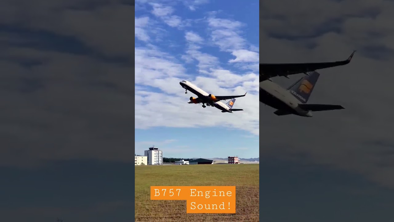 B757 Takeoff Engine Sound!