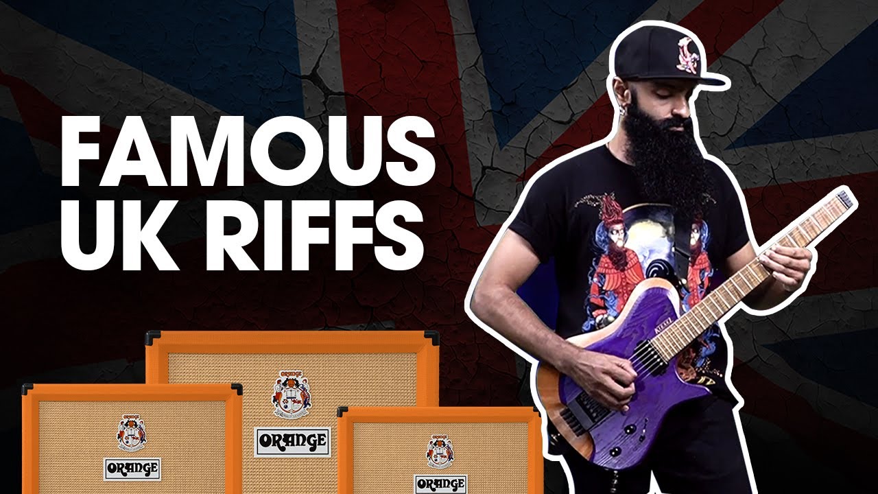 Famous UK High Gain Guitar Riffs feat Orange Rocker 32 - Jimmy Page, Brian May, Ritchie Blackmore