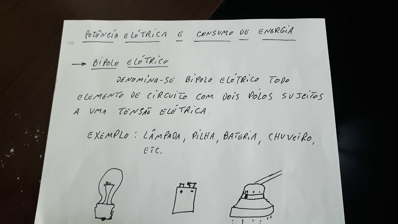 Potência e consumo de energia elétrica