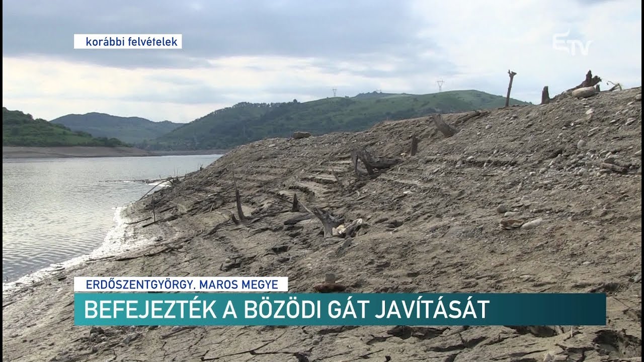 Befejezték a bözödi gát javítását – Erdélyi Magyar Televízió