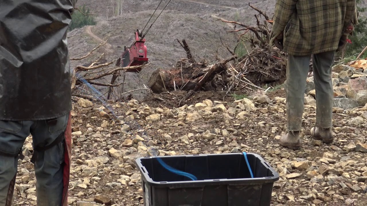 ALTA X drone pulling 2800 feet of rope for logging op