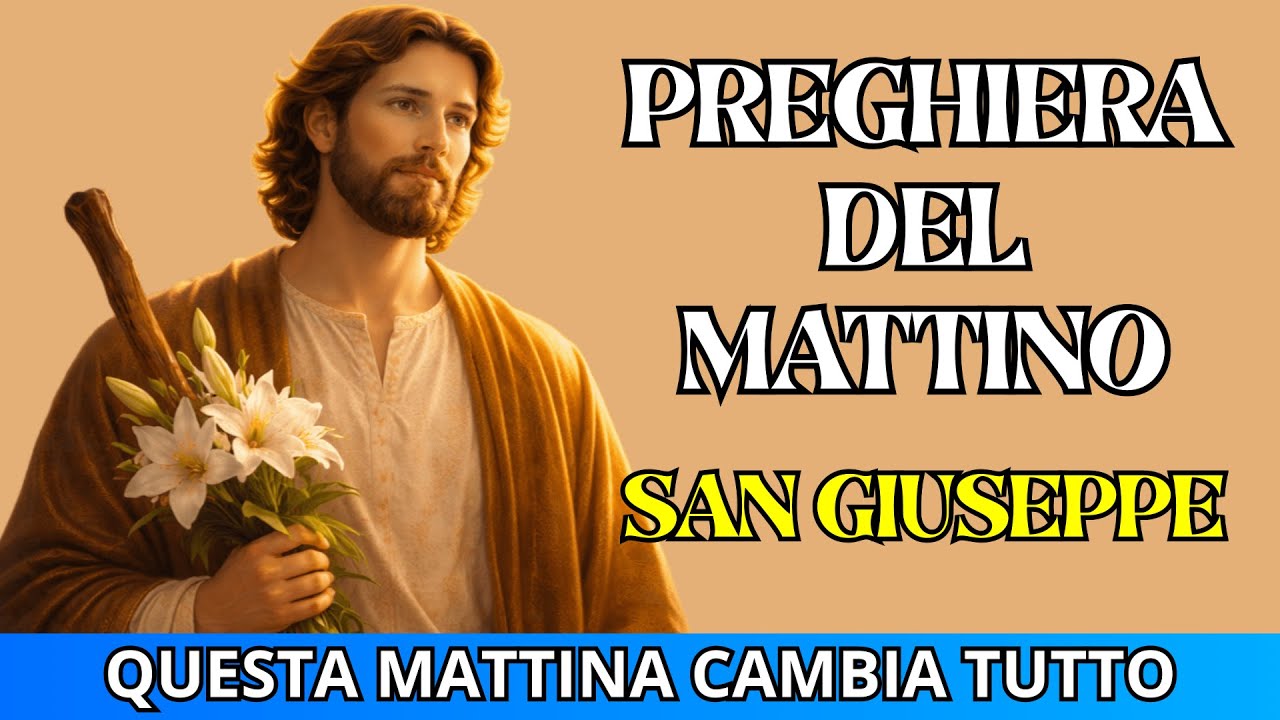 SAN GIUSEPPE | QUESTA MATTINA CAMBIA TUTTO – PREGHIERA POTENTE