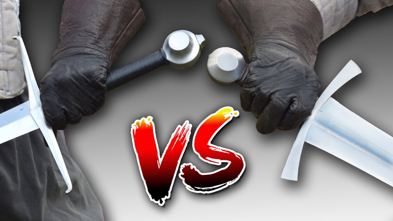 Arming Sword vs Longsword - Sword Fight