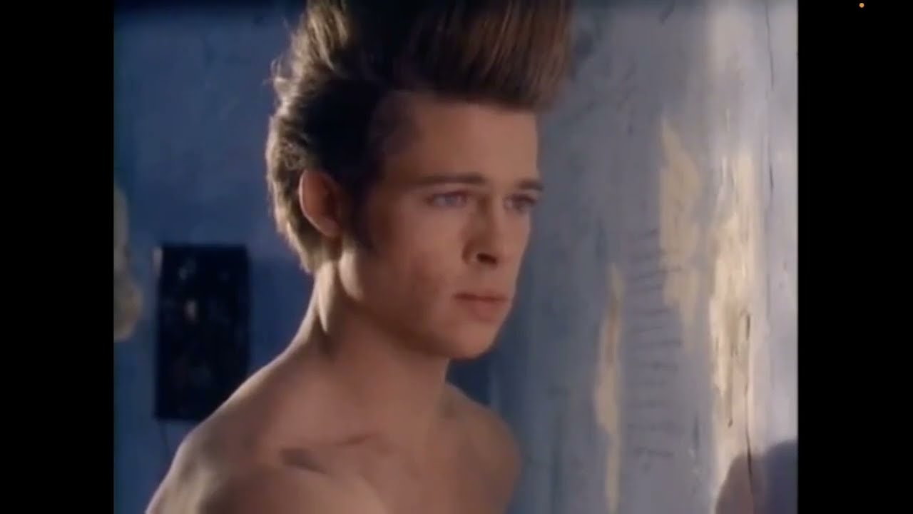 Even in a pair of tragic, end-of-the-line briefs, young Brad Pitt can be irresistible...