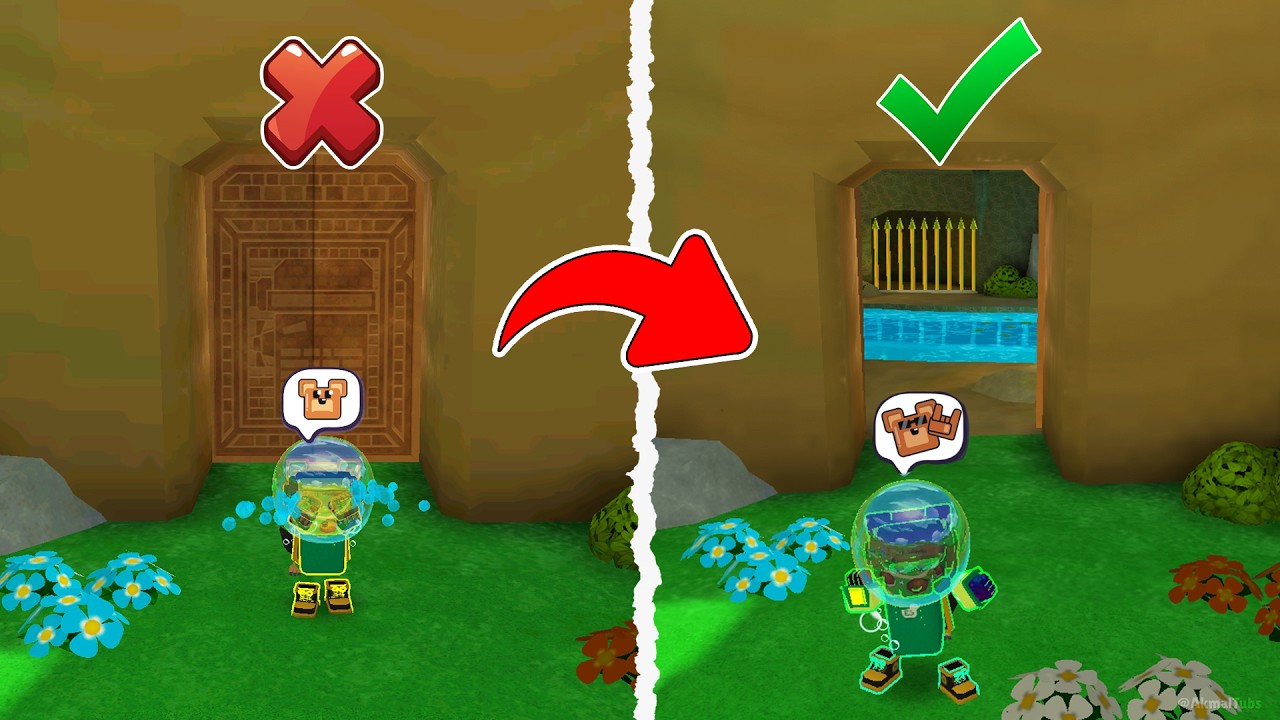 How to Unlock the SECRET DOOR in Super Bear Adventure #superbearadventure