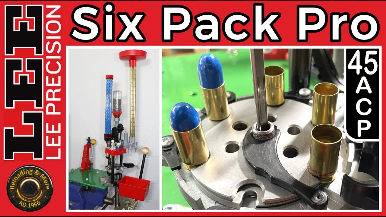 Step-By-Step Reloading .45 ACP | Lee Six Pack Pro Progressive Press, Pro 6000 | How to Reload.