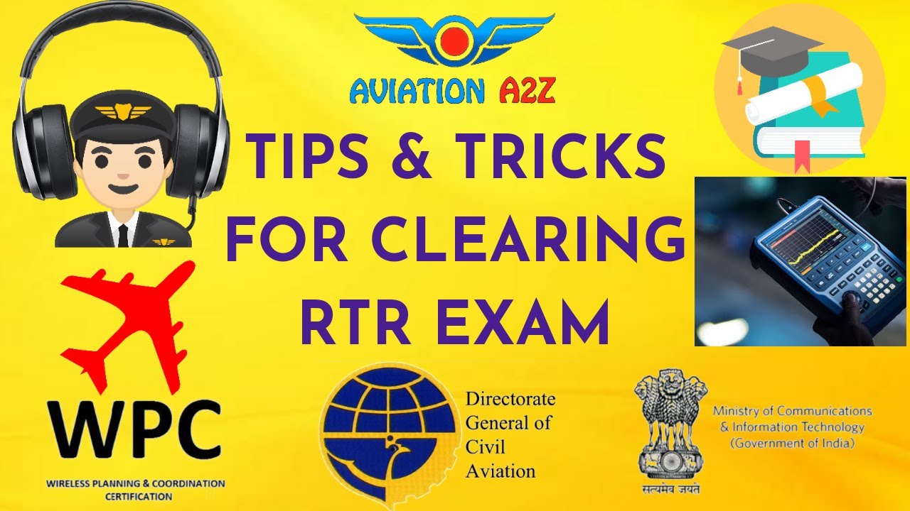 TIPS & TRICKS FOR CLEARING RTR LICENSE EXAM| AVIATIONA2Z ©|#RTR #LICENSE #AME #AVIATION #TIPS&TRICKS