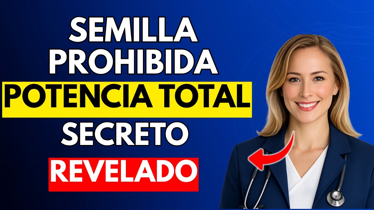 URÓLOGA: La "Semilla Prohibida" que te devuelve la potencia