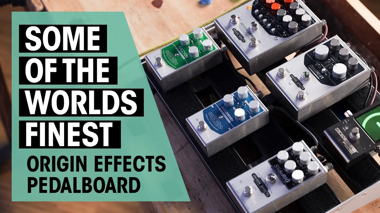 Origin Effects Pedalboard Build! | Halcyon, Deluxe 61, M-EQ and more | Pedalboard Kitchen | Thomann