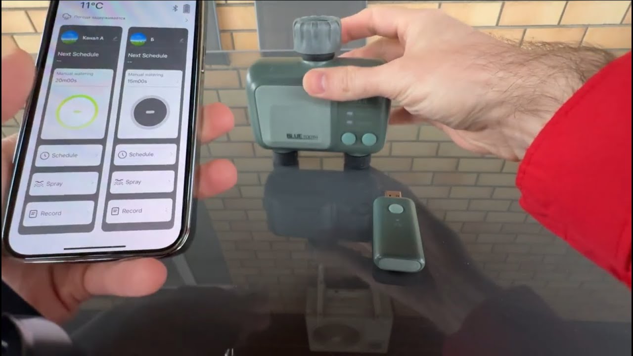 Таймер полива беспроводной с приложением Smart Life для Android и iPhone