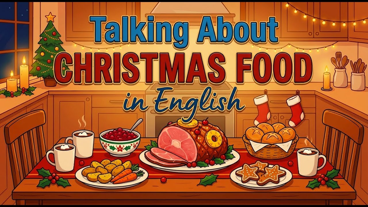 Talking About Christmas Food in English | English Conversation for Christmas Food