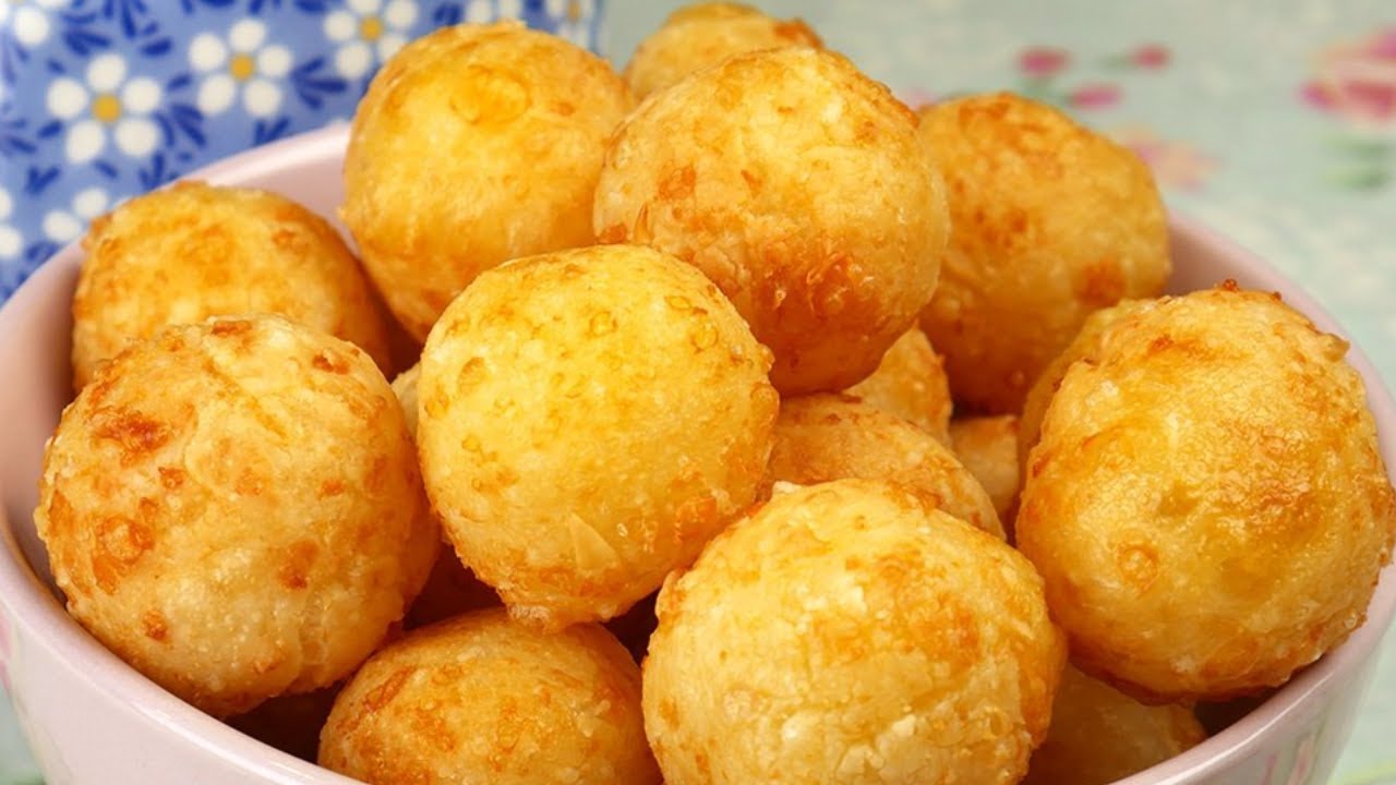 PÃO DE QUEIJO FRITO - SIMPLESMENTE MARAVILHOSO E NÃO ESTOURA
