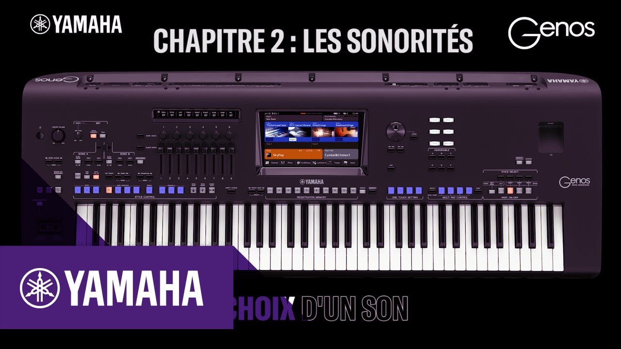 Tutoriel Genos - Chapitre 2 : Les sonorités | Yamaha Music