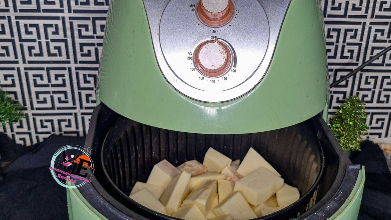 Roast yam using an Air fryer.