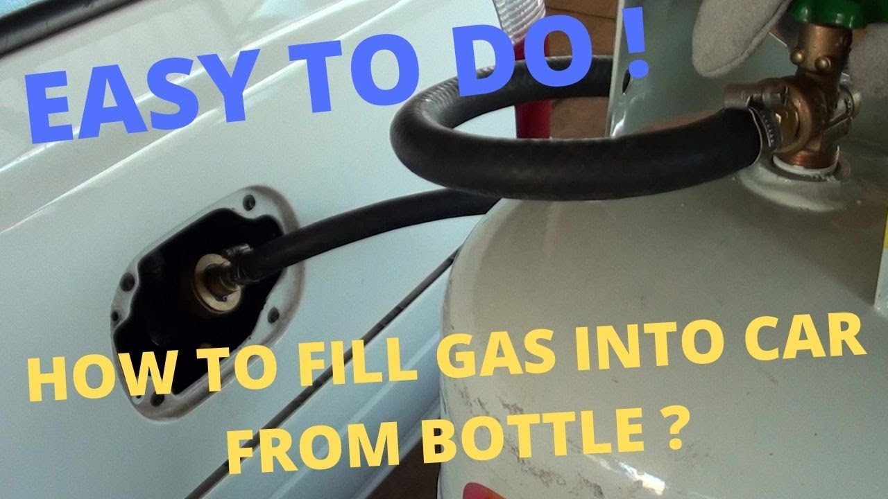 How To Decant Gas Into A LPG Car From A Gas Bottle?