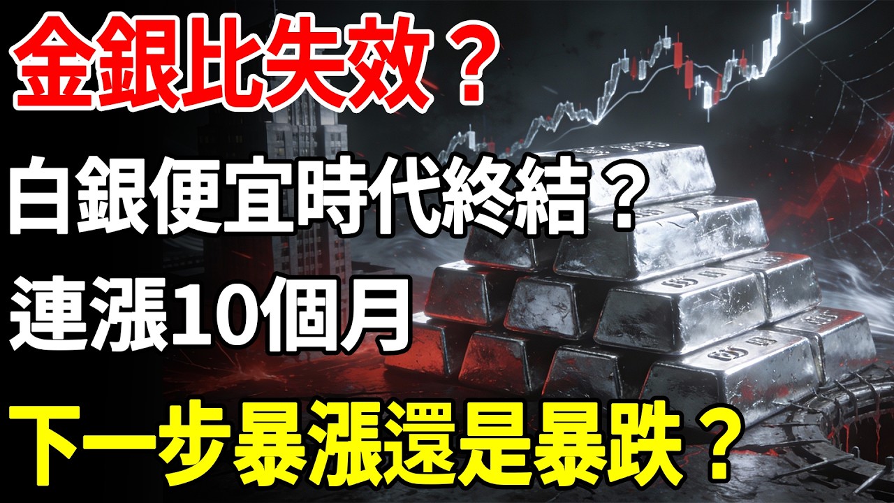 金銀比失效？白銀便宜時代終結？白銀連漲10個月，下一步暴漲還是暴跌？#白銀#現貨價格#黃金#投資#美元#金融#理財#晚年生活#晚年幸福#退休#退休生活