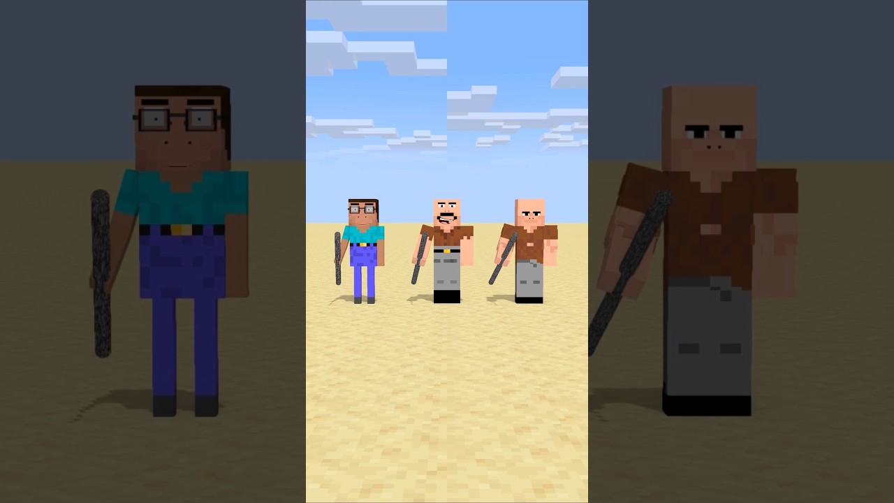 He Relied On The Power Of His Glasses Instead Of Herobrine #friendship #shorts #trending #anime