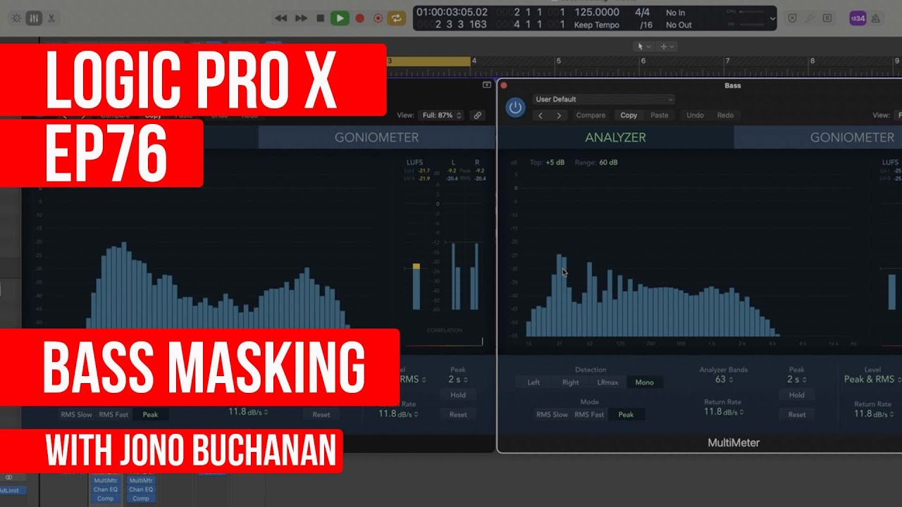 LOGIC PRO X - Bass Masking Explained