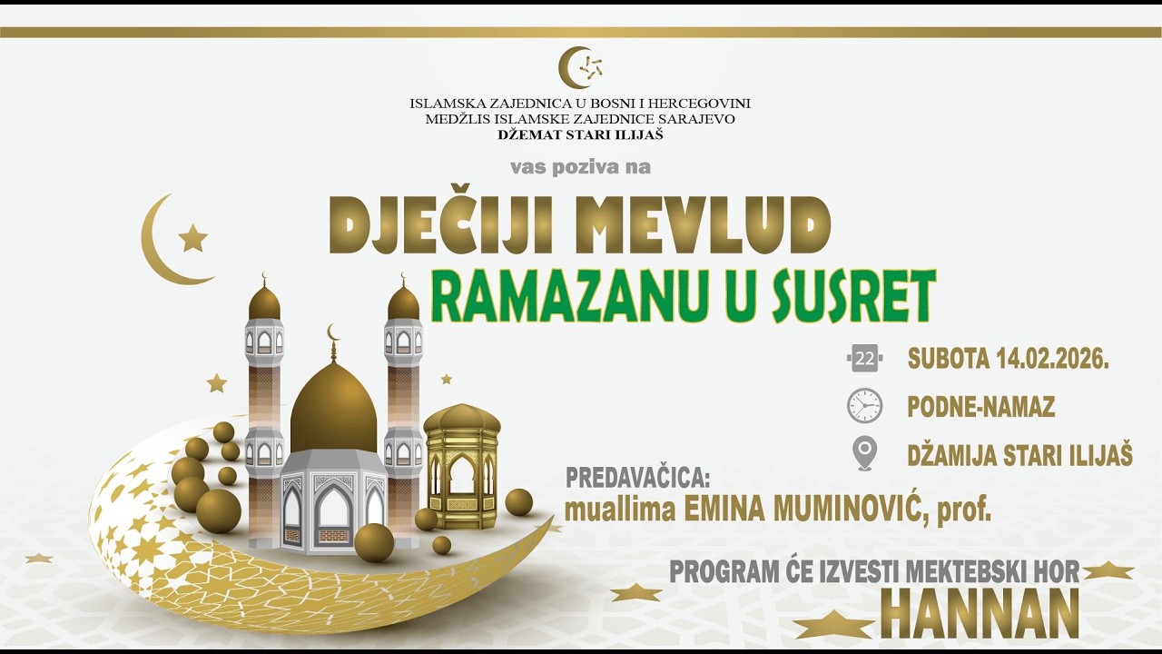 DŽUMA-NAMAZ - prijenos uživo