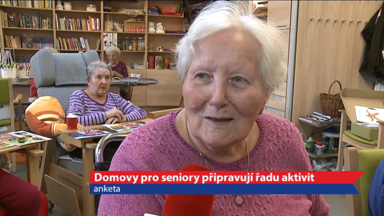 Domovy pro seniory připravují řadu aktivit