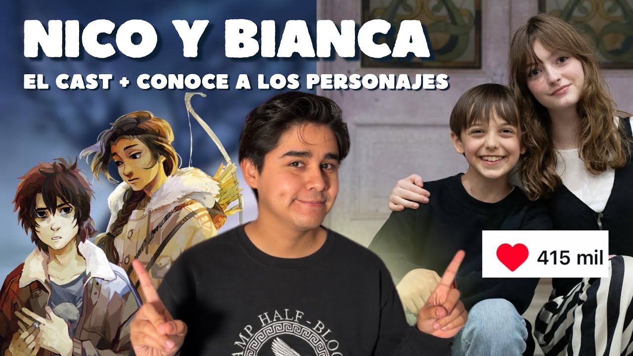TENEMOS CAST de Nico y Bianca di Angelo para la serie de Percy Jackson