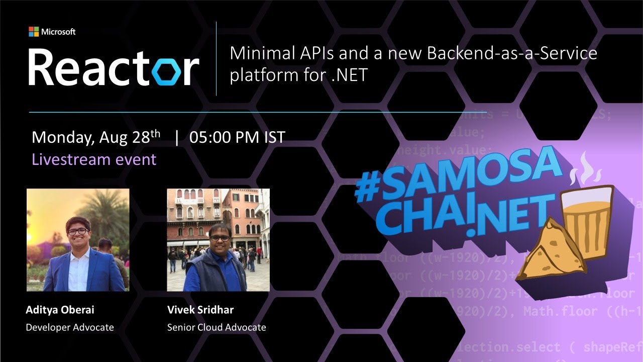 Minimal APIs and a new Backend-as-a-Service platform for .NET | #SamosaChai.NET