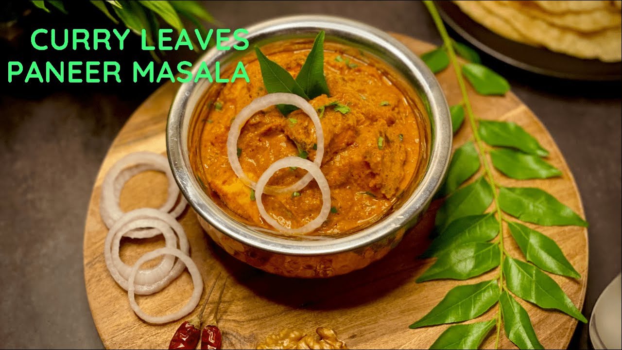 Curry Leaves Paneer Masala | Paneer recipes | Veg Recipes