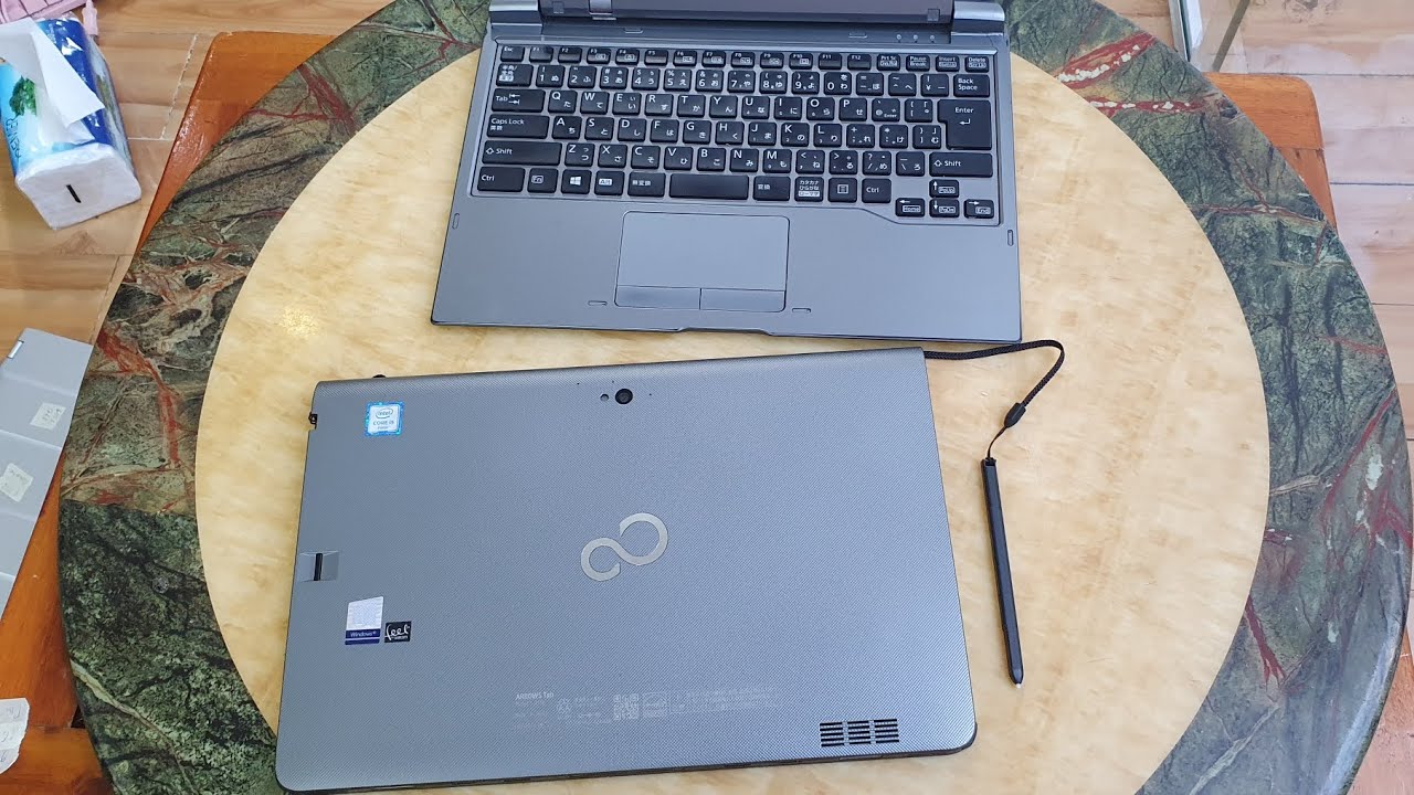Fujitsu Arrows tab Q 736, máy + phím + bút + sạc , giá 2,7tr. 0846844448