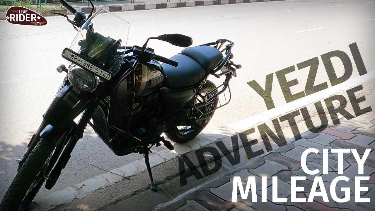 Yezdi Adventure Real Time Mileage Test in City 🔥