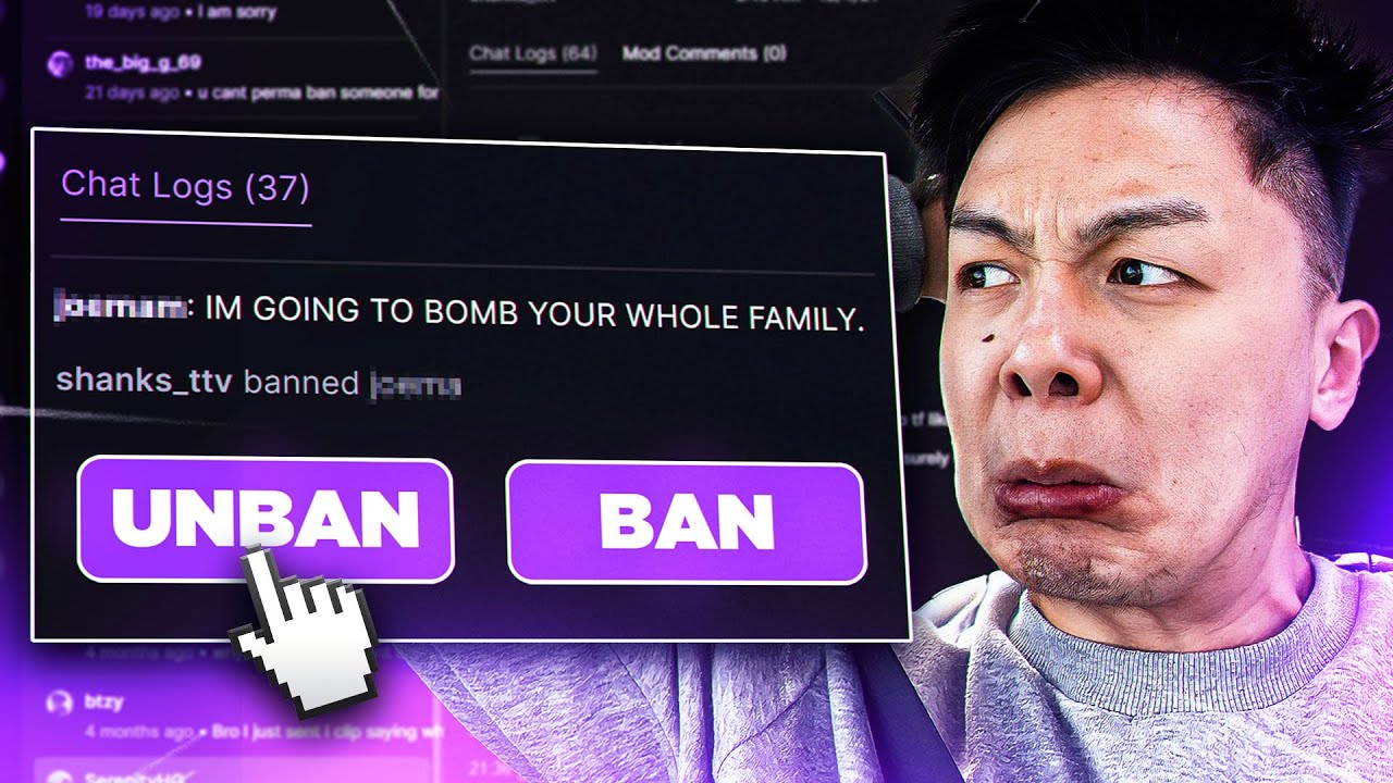 Shanks REACTS To His WORST Twitch UNBAN Requests