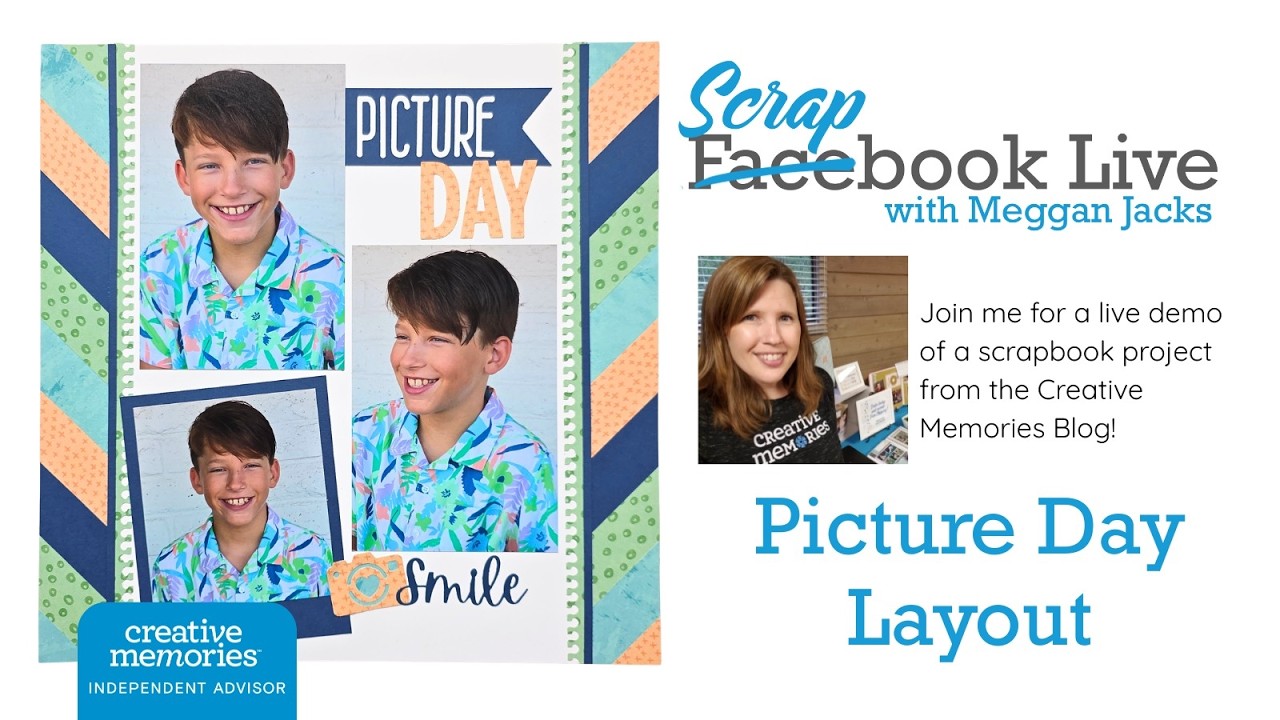 Scrapbook Live - День школьной фотосъемки - Виртуальная разминка для создания эскизов на пленэре