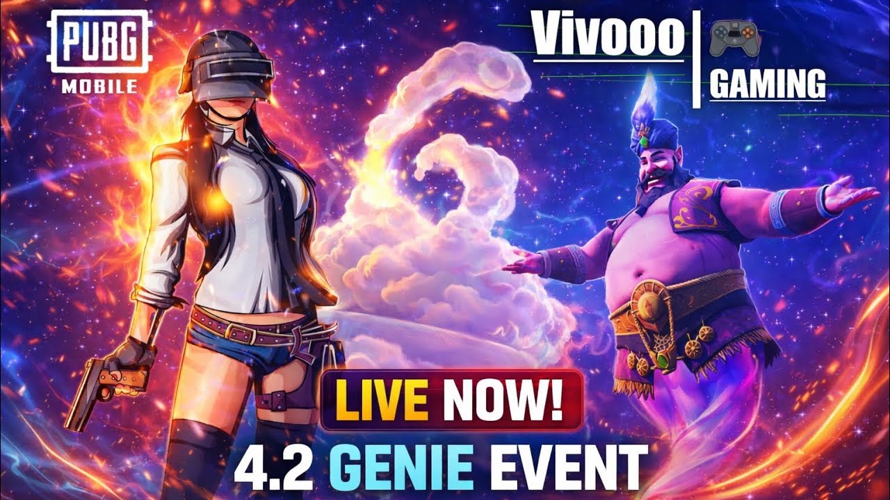 😱 Genie New update 4.2 🔴  players BGMI Gaming  | VivoooGaming🔥#shortslive #bgmi #pubgm #shortsfeed