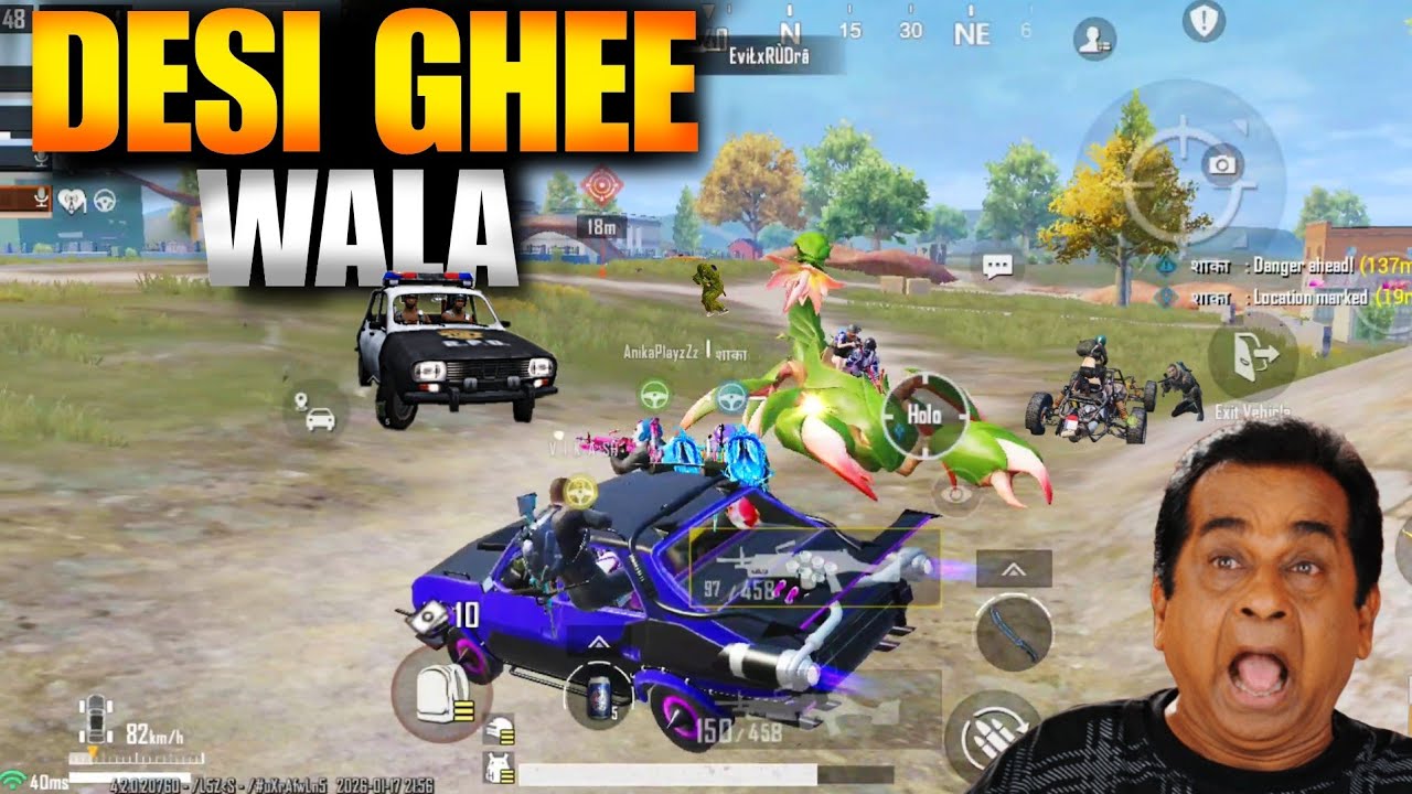  GENERATOR GANG AA GAYI 🤣 NEW OVERGROWTH HONEY BADGER POWER🔥 #bgmi #ajaxgaming47 #gaming #gameplay 