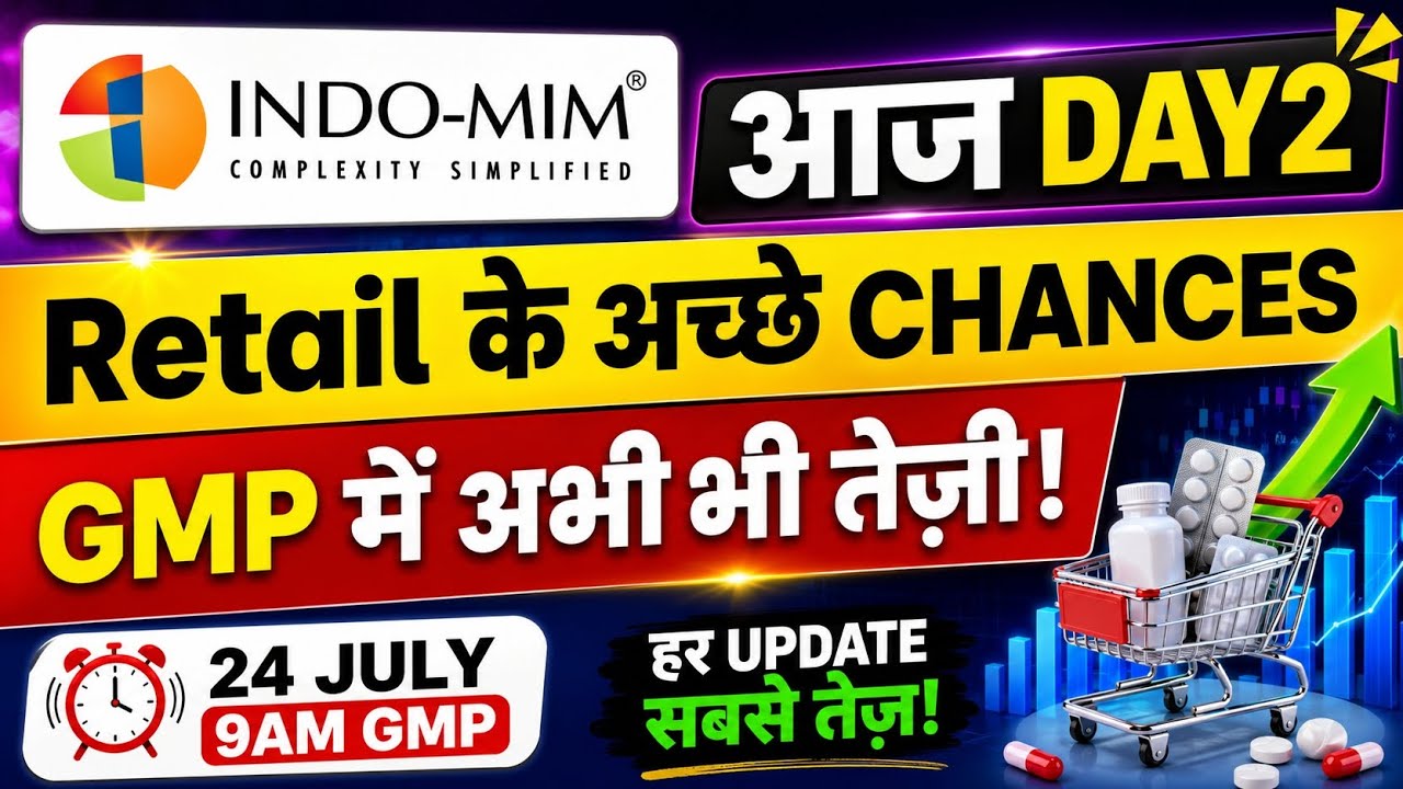 Indo mim ipo gmp today🤑indo mim ipo day2 subscription status✅indo mim ipo gmp up 36%🔥INDO MIM IPO✅