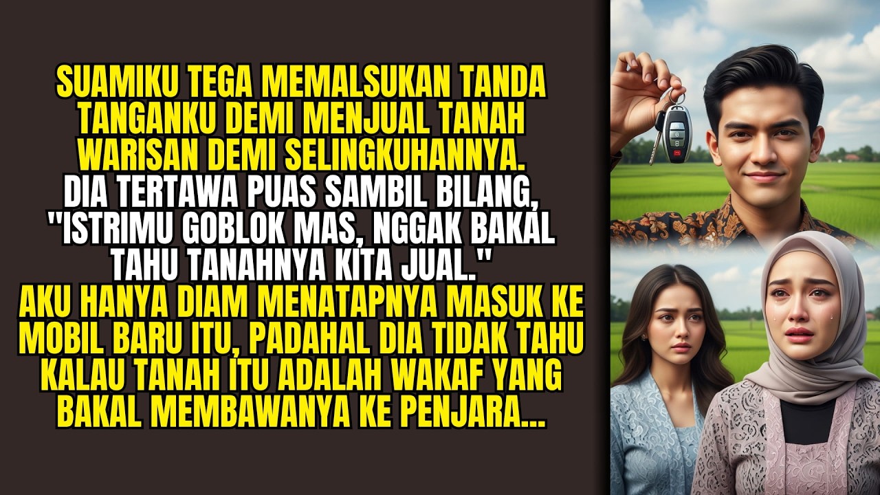Suami Nekat JUAL Tanah Warisanku Demi Mobil MUDIK Pelakor, Syok Berat Saat Masuk PENJARA!