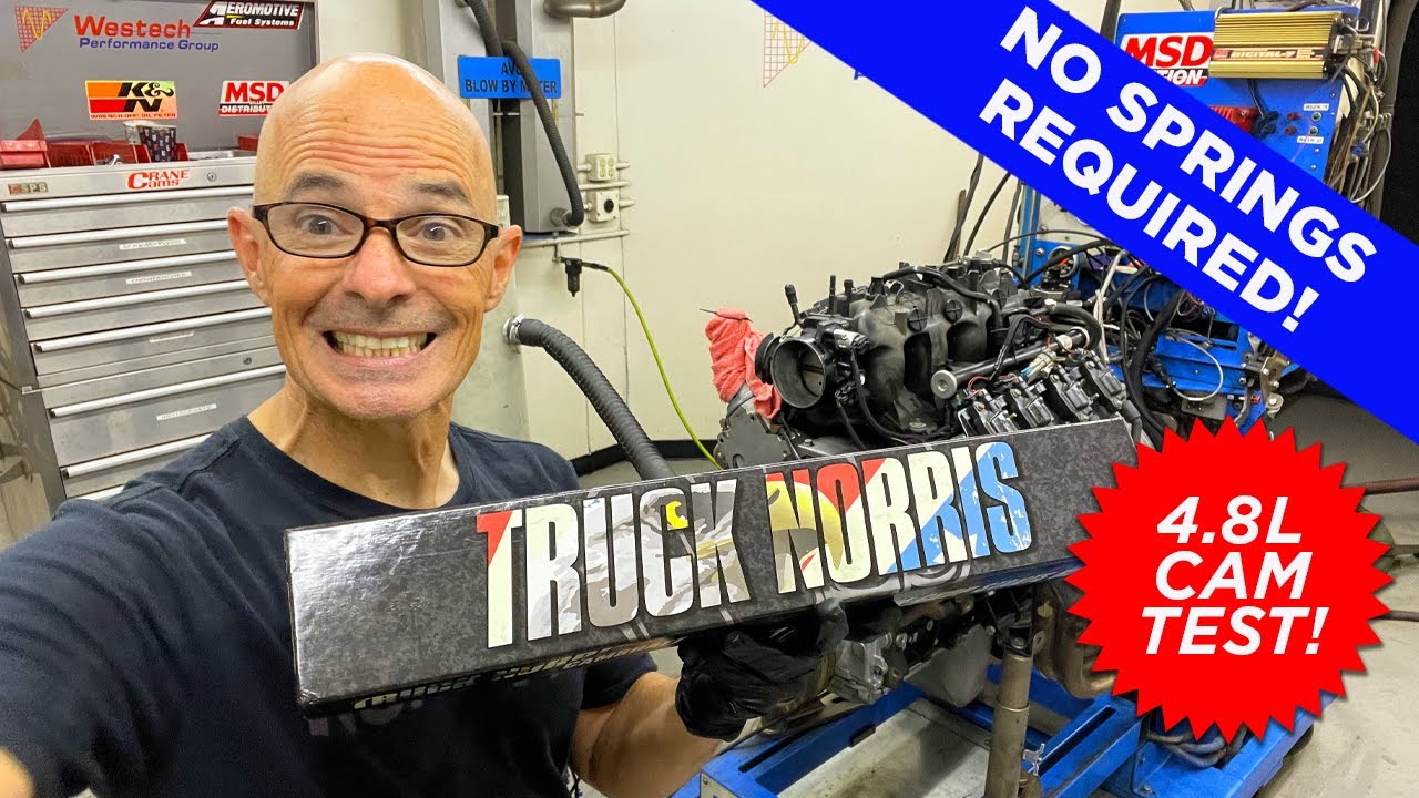 4.8L LS VS TRUCK NORRIS NSR-CAN YOU ADD 50 HP WITH A JUNKYARD LS CAM SWAP WITHOUT CHANGING SPRINGS?
