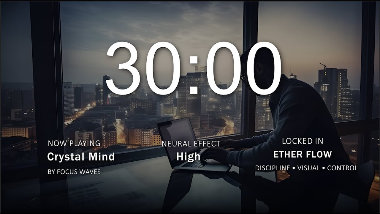 30 Minute Focus Session | No Distractions, Just Results