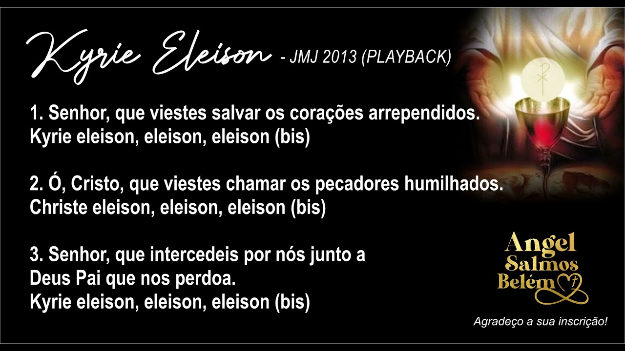 KYRIE JMJ 2013 (PLAYBACK) - Ato penitencial