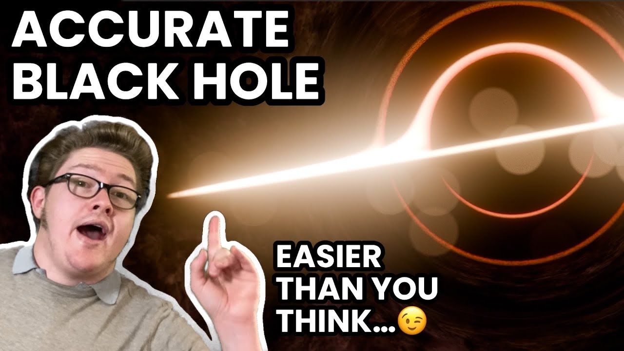 Easy Accurate Black Hole for Space Art (Blender)