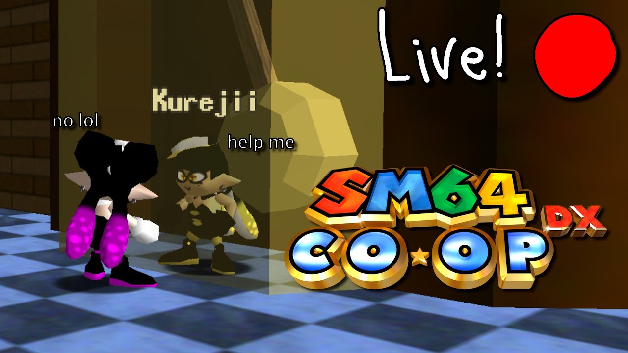 Weekly Stream! | Getting 120 Stars in Super Mario 64 COOP DX w/KrazeeTobi & Bullet!