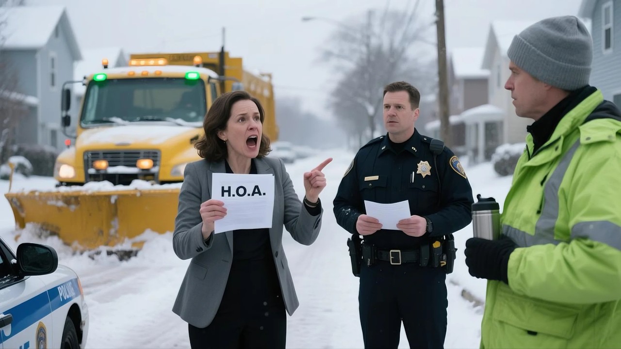HOA Called Cops On My Snowplow Business, Didn't Know I Have A Contract With The County Sheriff