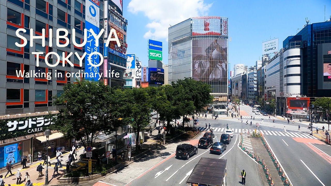 【４K】大人の東京 散歩　 渋谷　東急プラザ〜１０９　Walking　shibuya