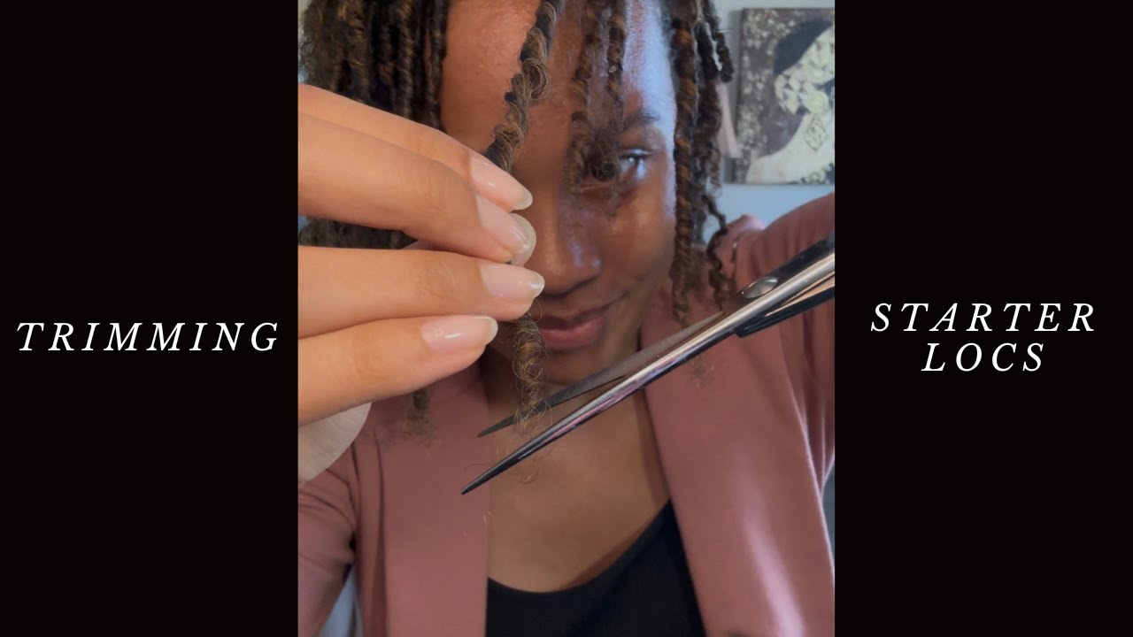 Trimming Starter Locs 🙌🏽💫👑 